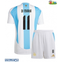 Argentina Angel Di Maria #11 Hjemmedraktsett Barn Copa America 2024 Kortermet (+ Korte bukser)